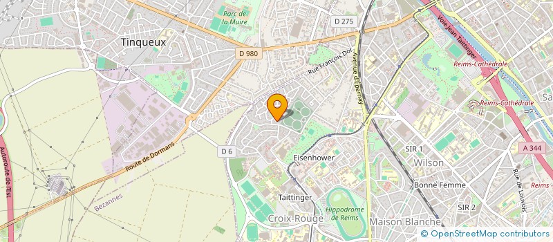 localisation de l'entreprise CLEMENT SFD  REIMS