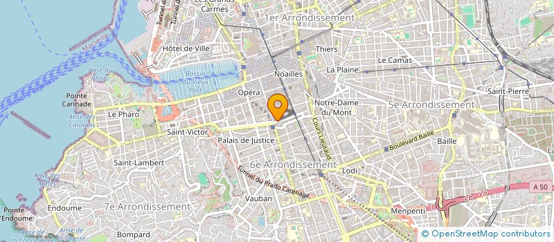 localisation de l'entreprise CLEMENT STEPHANIE ET PERRIN CHARLES  MARSEILLE