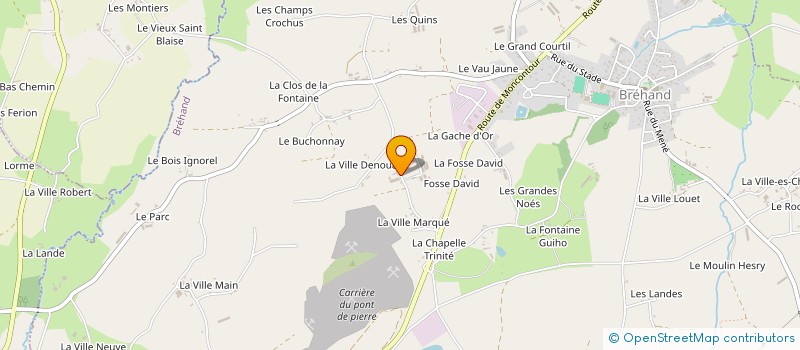 localisation de l'entreprise CLEMENT VOLAILLES à BREHAND