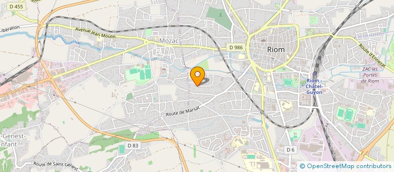 localisation de l'entreprise CLEMENTBL CONSULTING  RIOM