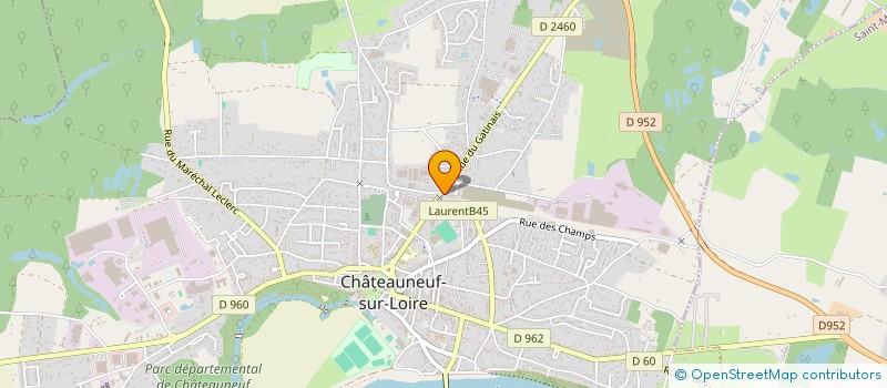 localisation de l'entreprise CLEMENTICE  CHATEAUNEUF-SUR-LOIRE