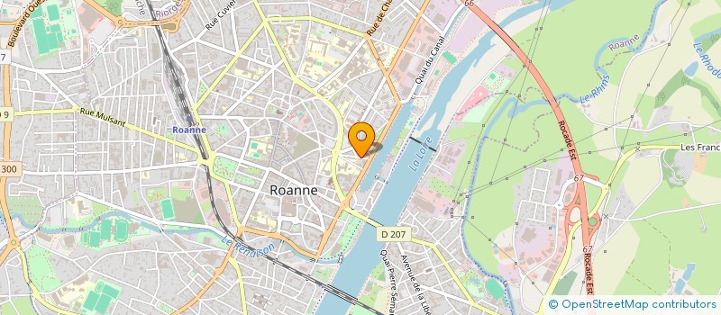 localisation de l'entreprise CLEMENTIN à ROANNE