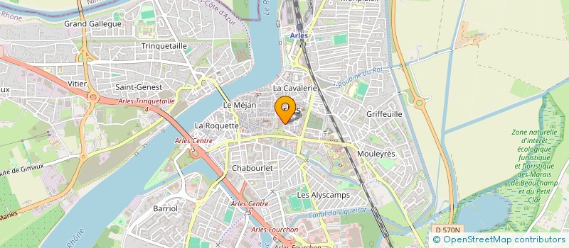 localisation de l'entreprise CLEMENTINE à ARLES