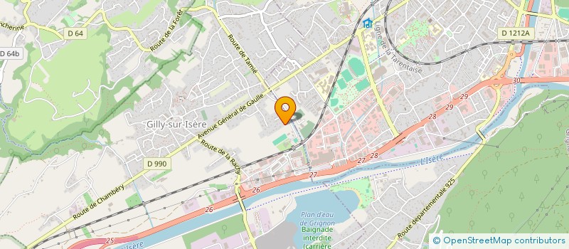 localisation de l'entreprise CLEMENTINE  GILLY-SUR-ISERE