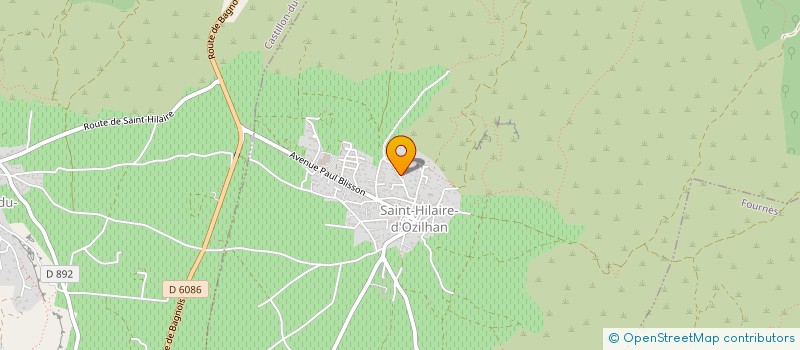 localisation de l'entreprise CLEMENTINE  SAINT-HILAIRE-D'OZILHAN