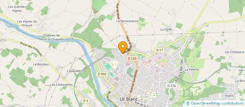 localisation de l'entreprise CLEMENTINE  LE BLANC