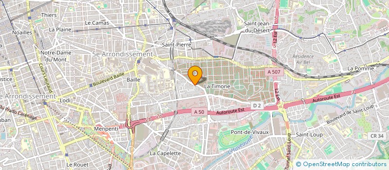 localisation de l'entreprise CLEMENTINE à MARSEILLE