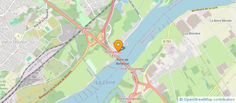 localisation de l'entreprise CLEMENTINE  SAINTE-LUCE-SUR-LOIRE