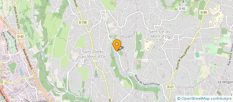 localisation de l'entreprise CLEMENTINE  SAINT-DIDIER-AU-MONT-D'OR