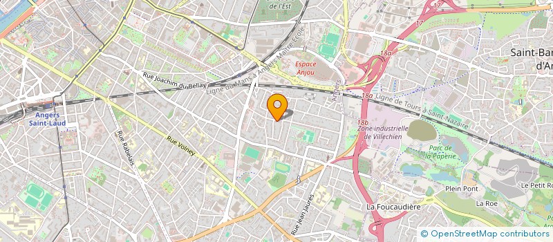localisation de l'entreprise CLEMENTINE à ANGERS