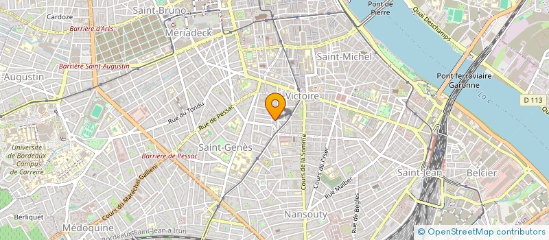 localisation de l'entreprise CLEMENTINE  BORDEAUX