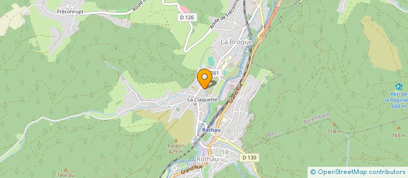 localisation de l'entreprise CLEMENTINE  LA BROQUE