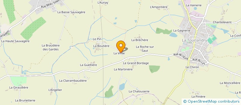 localisation de l'entreprise CLEMENTINE DE LA TOUR  CHEMILLE-EN-ANJOU