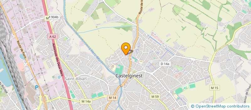 localisation de l'entreprise CLEMENTINE ET ASSOCIES  TOULOUSE