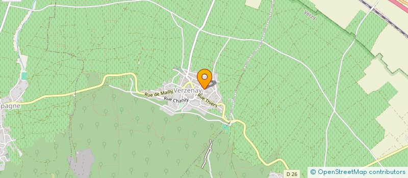 localisation de l'entreprise CLEMENTINE FOUREUR  VERZENAY