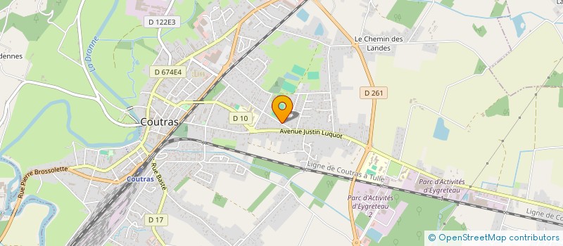 localisation de l'entreprise CLEMEO  COUTRAS