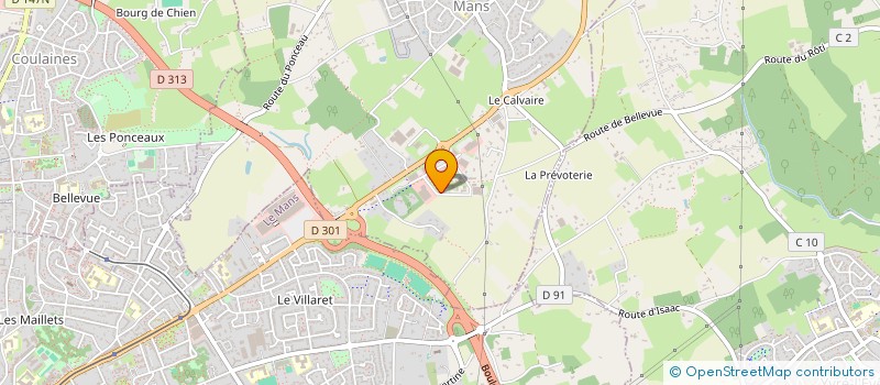 localisation de l'entreprise CLEMEP  SARGE-LES-LE-MANS