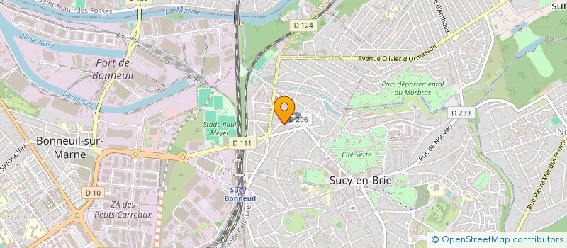 localisation de l'entreprise CLEMERGENCY  SUCY-EN-BRIE