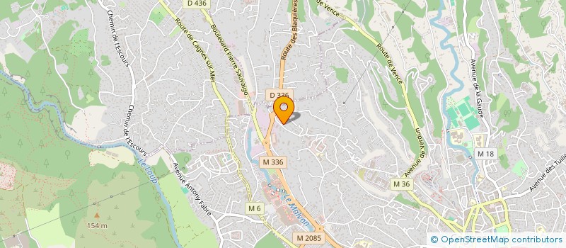 localisation de l'entreprise CLEMHAJA à CAGNES-SUR-MER