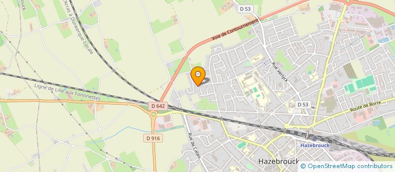 localisation de l'entreprise CLEMHUGENZ à HAZEBROUCK
