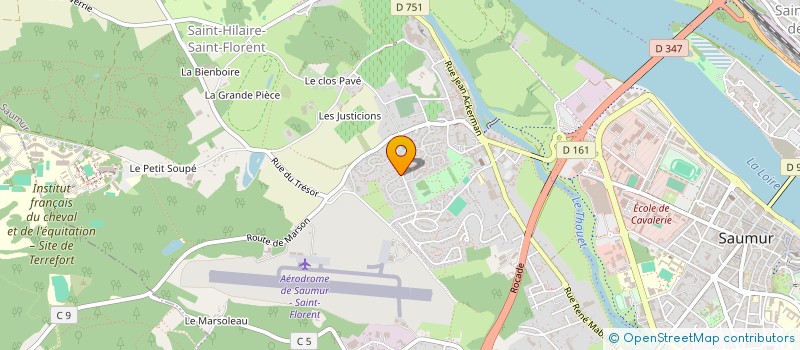 localisation de l'entreprise CLEMICE  SAUMUR