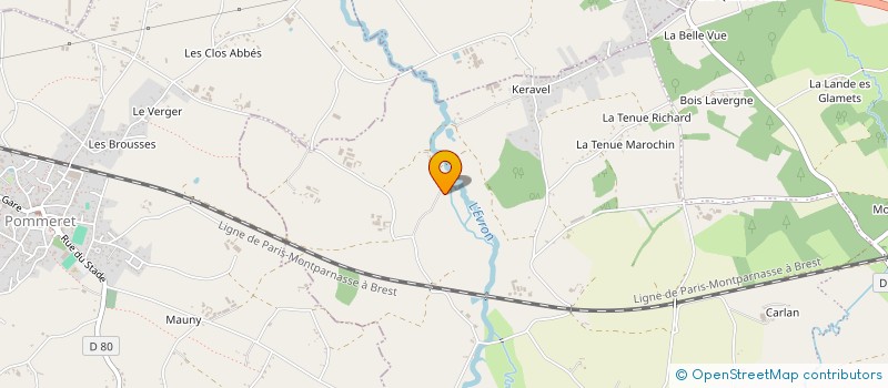 localisation de l'entreprise CLEMILLE  LAMBALLE-ARMOR