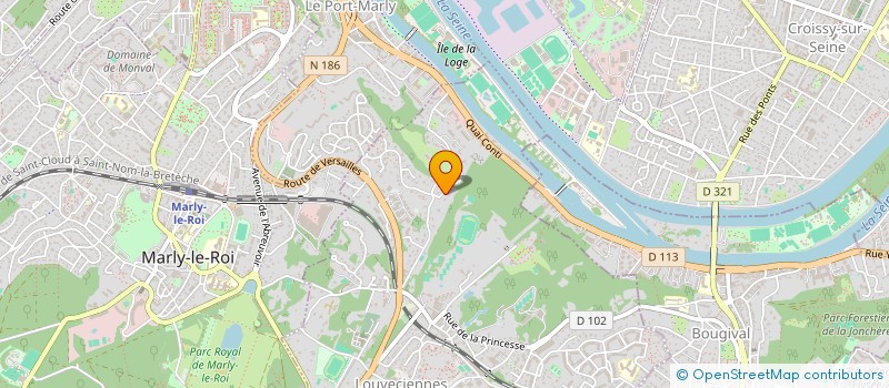 localisation de l'entreprise CLEMIMMO  LOUVECIENNES