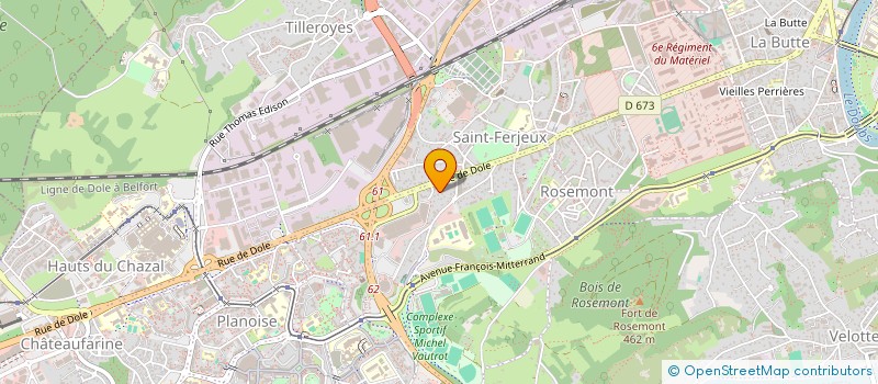 localisation de l'entreprise CLEMIMMO à BESANCON