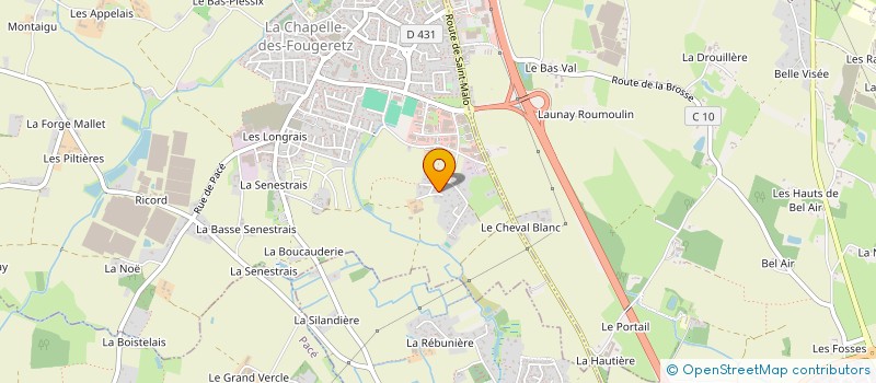 localisation de l'entreprise CLEMINVEST  LA CHAPELLE-DES-FOUGERETZ