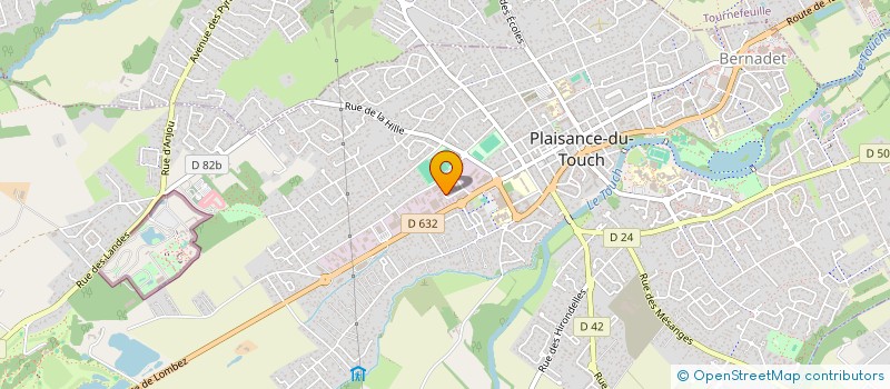 localisation de l'entreprise CLEMJU  PLAISANCE-DU-TOUCH