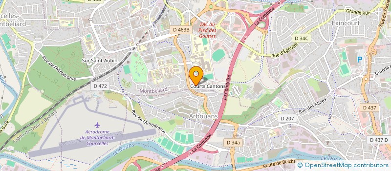 localisation de l'entreprise CLEMLU à MONTBELIARD