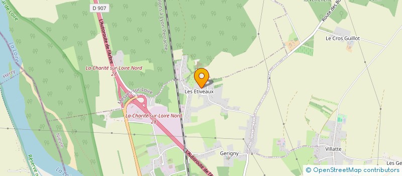 localisation de l'entreprise CLEMMAD  LA CHARITE-SUR-LOIRE