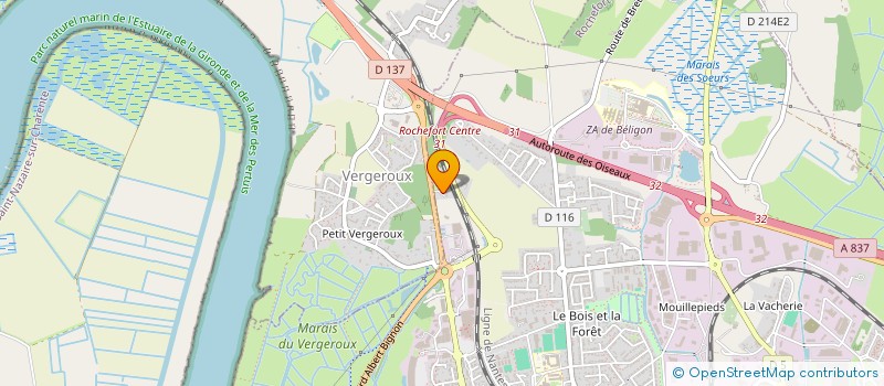 localisation de l'entreprise CLEMOT à ROCHEFORT