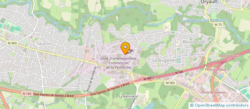 localisation de l'entreprise CLEMROB à LA CHAPELLE-SUR-ERDRE