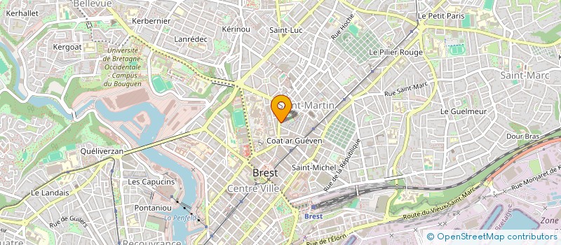 localisation de l'entreprise CLEMS  BREST