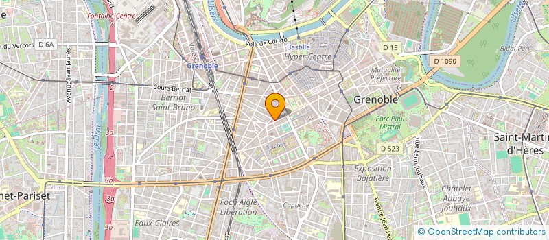 localisation de l'entreprise CLEMS à GRENOBLE