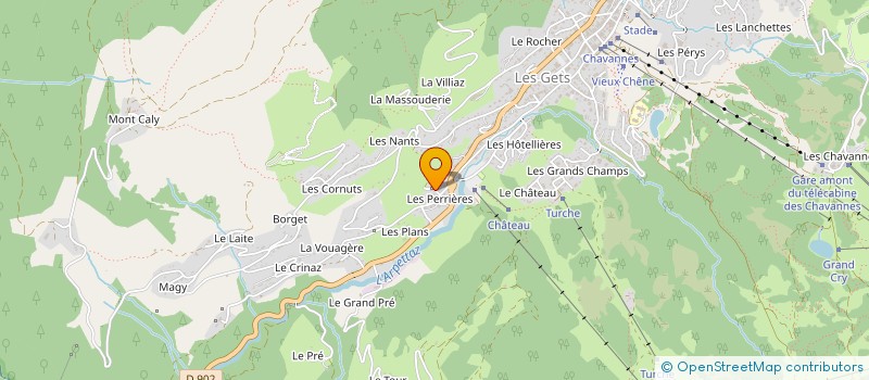 localisation de l'entreprise CLEMS  LES GETS