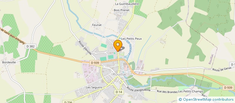 localisation de l'entreprise CLEMS AUTOM à ROUILLAC