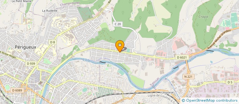 localisation de l'entreprise CLEMS DEVELOPPEMENTS à TRELISSAC