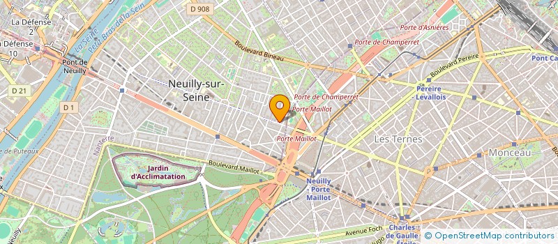 localisation de l'entreprise CLEMTOM à NEUILLY-SUR-SEINE