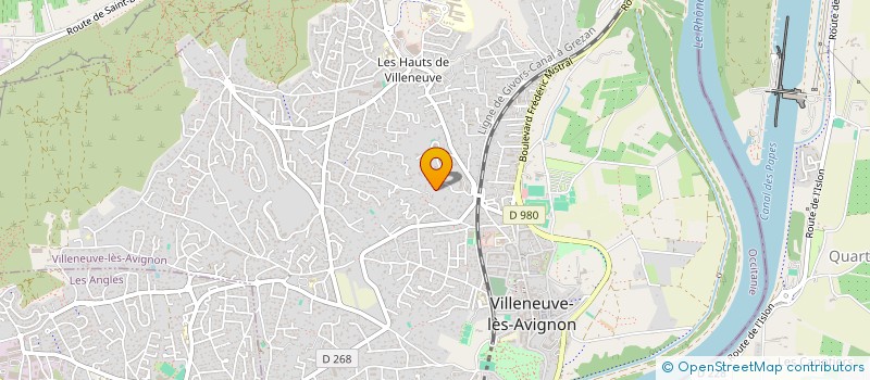 localisation de l'entreprise CLEMVAL  VILLENEUVE-LES-AVIGNON