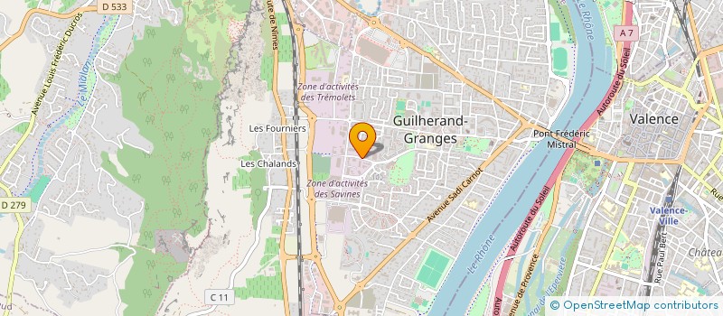 localisation de l'entreprise CLEMVIC à GUILHERAND-GRANGES