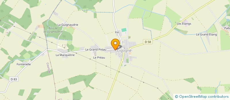 localisation de l'entreprise CLEN à CIGOGNE