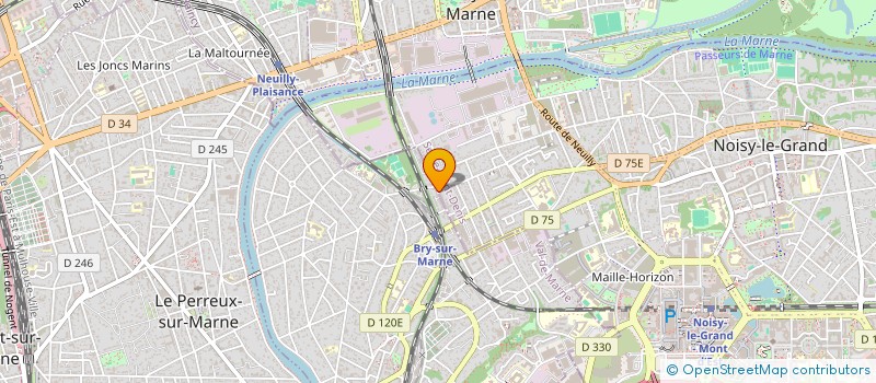localisation de l'entreprise CLEN IMMO à NOISY-LE-GRAND
