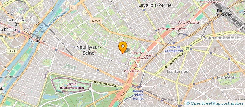 localisation de l'entreprise CLENAD CONSULTING à NEUILLY-SUR-SEINE