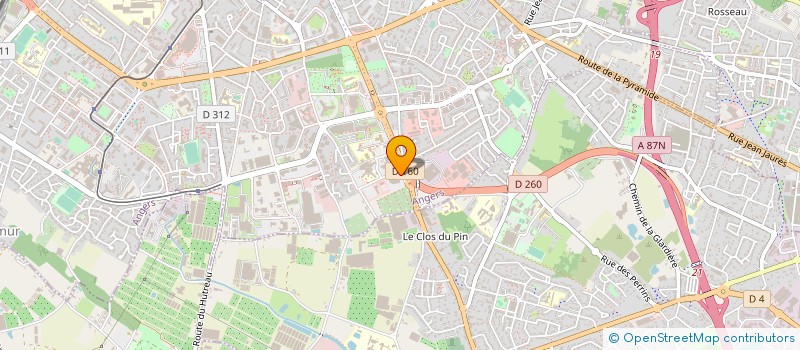 localisation de l'entreprise CLENET à ANGERS