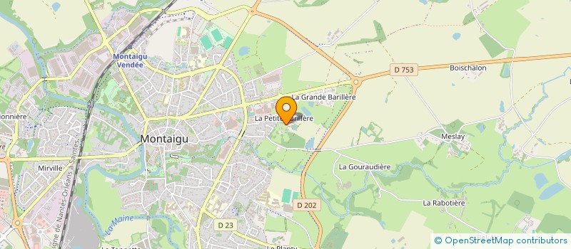 localisation de l'entreprise CLENET.IMMO à MONTAIGU-VENDEE