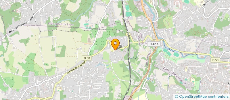 localisation de l'entreprise CLENI  CHAPONOST