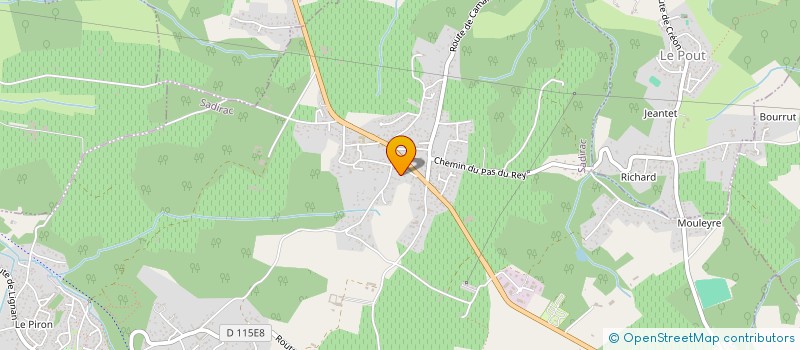 localisation de l'entreprise CLENIXIS  SADIRAC