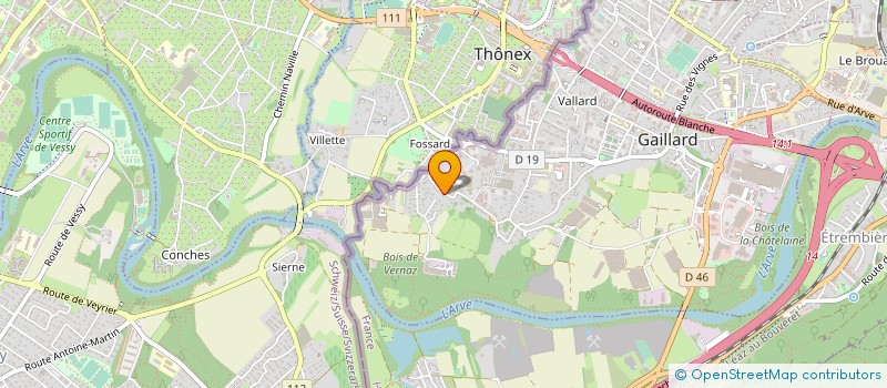 localisation de l'entreprise CLENN 2000 à GAILLARD